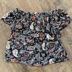 Off the shoulder boho top